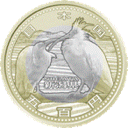 500記念貨幣（新潟）表面